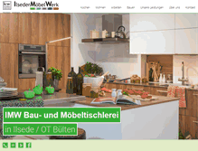 Tablet Screenshot of imw-moebel.de